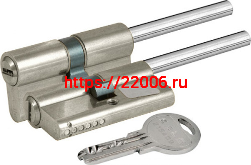 Цилиндровый механизм Kale kilit (Кале килит) под вертушку (дл.шток) 164 SX/71 (35+10+26) mm никель 5 кл. Цилиндровый механизм Kale kilit (Кале килит) под вертушку (дл.шток) 164 SX/71 (35+10+26) mm никель 5 кл.