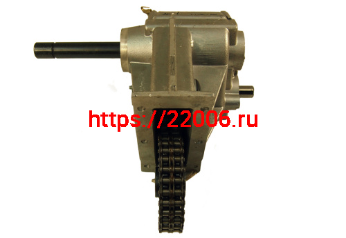 Коробка Буран реверса (СУПЕР УСИЛЕННАЯ) цепь 2х рядная шаг 12,7 + звездочка 2х рядная ведущая Z29 фото 4