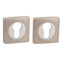 Накладка Punto (Пунто) под цилиндр ET.K.ZQ51 (ET ZQ) SN/CP-3 матовый никель/хром