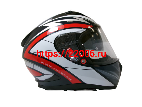 Шлем TVS RACING (Индия) STREET D/V NAVY BLUE RED размер M, + пинлок в комплекте, очки фото 4 Шлем TVS RACING (Индия) STREET D/V NAVY BLUE RED размер M, + пинлок в комплекте, очки фото 4