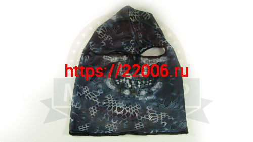 Подшлемник-балаклава (открыта только обл. для глаз, камуф. светло-серого цвета 890042) с имит.черепа фото 2 Подшлемник-балаклава (открыта только обл. для глаз, камуф. светло-серого цвета 890042) с имит.черепа фото 2