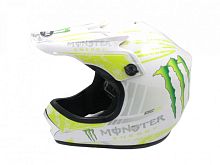 Мотошлем YM-210 KIDS Monster белый (L)
