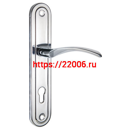 Ручка Punto (Пунто) на планке HANDLE90.CRONA.04-85 (P90 8504 CRONA) CP хром