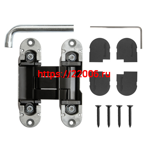 Петля Armadillo (Армадилло) скрытой установки U3D8000.VPG BL черный TECH фото 4