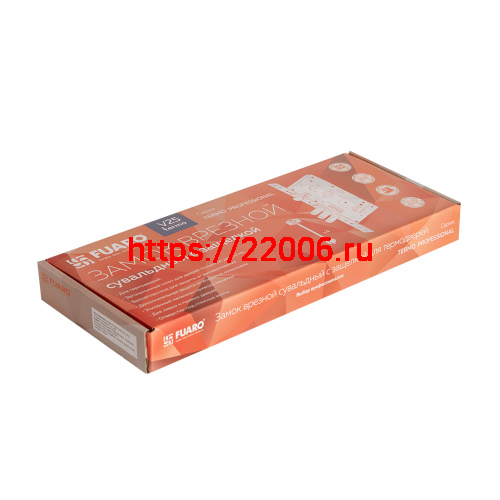 Замок Fuaro (Фуаро) врезной сувальдный TERMO MDV25/S-60.85.3R16 4 key (ключ удл. 120/75 мм) фото 2