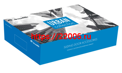 Ручка Armadillo (Армадилло) для раздвижных дверей SH.URB153.010 (SH010 URB) СP-8 хром фото 3