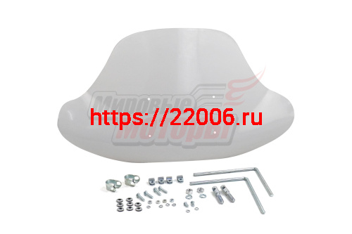 Щиток ветровой Forest Wanderer (мягкое стекло) (2мм) (для квадроциклов) (с крепежами)