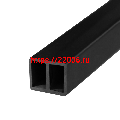 Терморазрыв (спейсер) для термодверей Fuaro (Фуаро) 20х24 мм, черный, длина 3 м