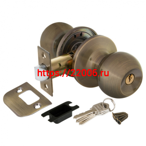 Ручка Ajax (Аякс) защелка DK682 AB-ET (6082 AB-E) (кл./фик.) бронза Ручка Ajax (Аякс) защелка DK682 AB-ET (6082 AB-E) (кл./фик.) бронза