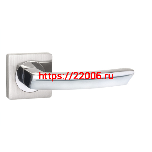 Ручка Ajax (Аякс) раздельная K.JK51.SIGMA (SIGMA JK) SN/CP-3 матовый никель/хром 105мм