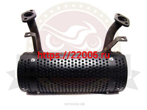 Глушитель LIFAN 2V80F (18000-A1310-0001) (НАБОР) фото 2 Глушитель LIFAN 2V80F (18000-A1310-0001) (НАБОР) фото 2