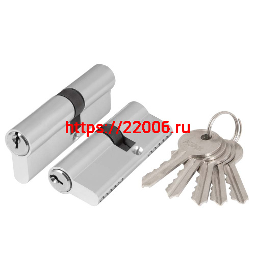 Цилиндровый Ajax (Аякс) механизм (AZ100/70) AZ1000Key70 (30+10+30) CP хром Цилиндровый Ajax (Аякс) механизм (AZ100/70) AZ1000Key70 (30+10+30) CP хром