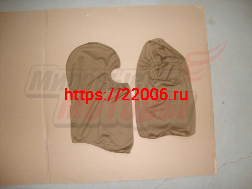 Подшлемник (балаклава) коричневый L-012 (1 широкий вырез для глаз) Подшлемник (балаклава) коричневый L-012 (1 широкий вырез для глаз)