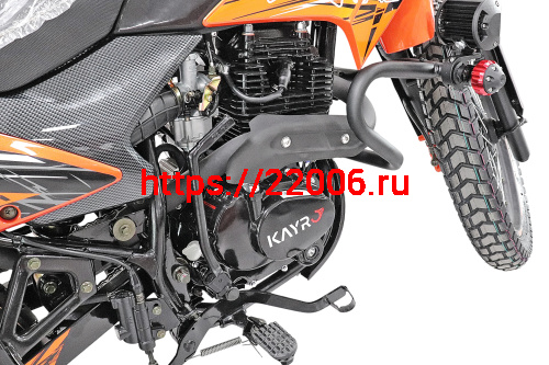 Мотоцикл KAYRO ENDURO 250cc "NOMAD" (ZS172FMM-3A, торм.пер/зад.диск, универс. покрышки пер. 90/90-19, зад 120/90-18)ПТС ОРАНЖЕВЫЙ фото 9