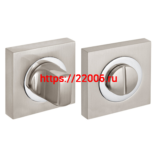 Ручка Fuaro (Фуаро) поворотная BK6.K.KM52 (BK6 KM) SN/CP-3 матовый никель/хром Ручка Fuaro (Фуаро) поворотная BK6.K.KM52 (BK6 KM) SN/CP-3 матовый никель/хром