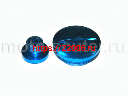 Заглушки левой крышки двигателя 139FMB 50cc (2 штуки пластик) TMMP