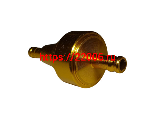 Фильтр топливный ЭКСКЛЮЗИВ в МЕТАЛЛ корпусе золотой (HF9005) фото 2