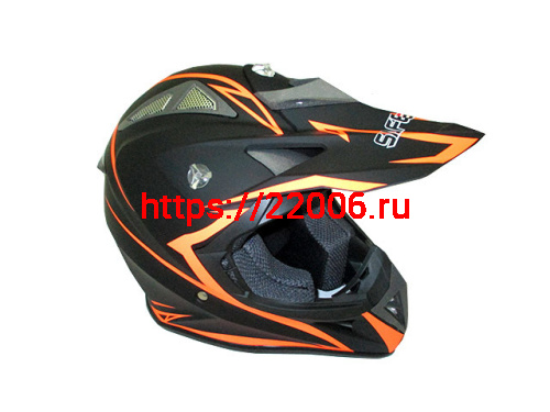 Мотошлем SAFEBET HF-116 (cross) flat black Q178-O (L)