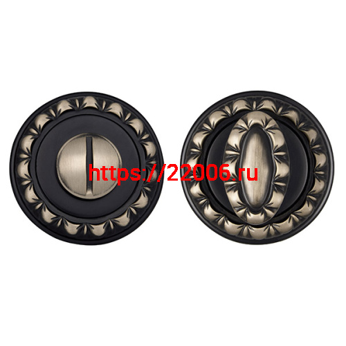 Ручка Punto (Пунто) поворотная BK6 MT OBL-20 античный черный Ручка Punto (Пунто) поворотная BK6 MT OBL-20 античный черный