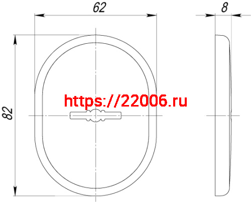 Декоративная накладка Armadillo (Армадилло) на сувальдный замок PS-DEC (ATC Protector 1) SC-14 Матовый хром фото 2
