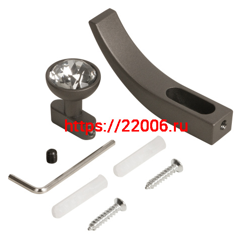 Крючок Ajax (Аякс) настенный MB-LM/K-004 GR графит фото 4