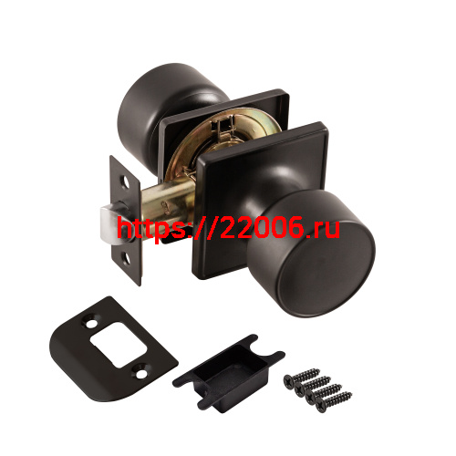 Ручка Punto (Пунто) защелка DK772/BL BL-PS (без фик.)черный