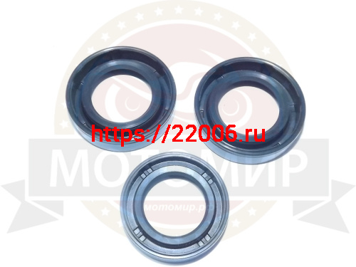 Набор сальников Муравей редуктора нового образца (1.2-25*42-10 (2 шт.), 24х38х7 (1шт)) фото 2