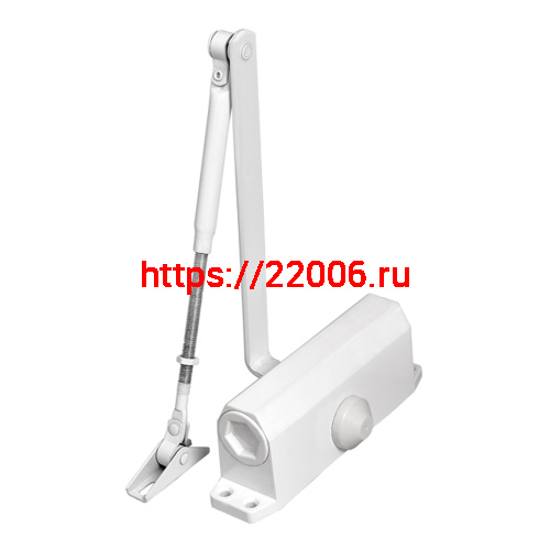 Доводчик Punto (Пунто) дверной SDC2030 WH 40-55 кг (белый)