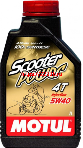 Масло MOTUL Scooter Power 4T 5W40 12*1 л, моторное (105958) Масло MOTUL Scooter Power 4T 5W40 12*1 л, моторное (105958)