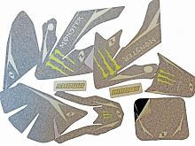 Комплект наклеек на кроссовый мотоцикл CRF50 Monster 3