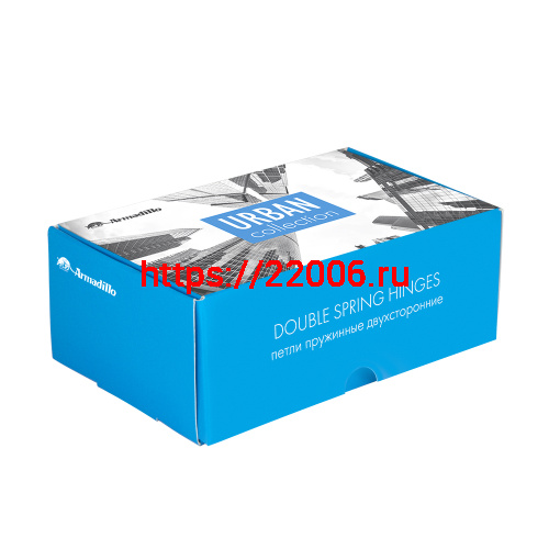 Петля Armadillo (Армадилло) пружинная Aldeghi ALH.100.4 BL черный фото 4