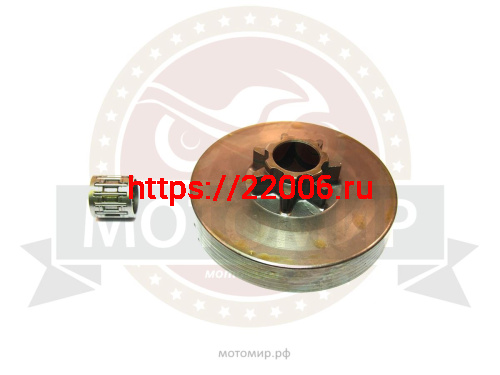 Барабан-звездочка б/п Цыганка 45,52 цельная (с подшипником)(Forza,Patriot,Forvard,BGT,Carver,SD-Mas