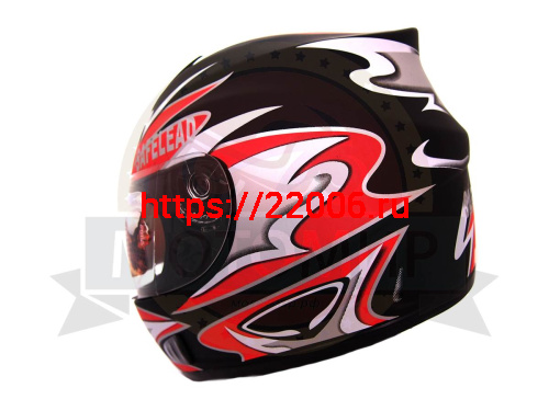 Шлем интеграл "Safelead" HF-160 "Анти Крыло" MATT BLACK CI размер S фото 4