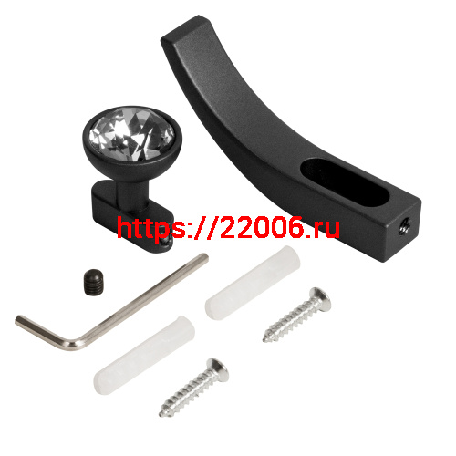 Крючок Ajax (Аякс) настенный MB-LM/K-004 BL черный фото 4