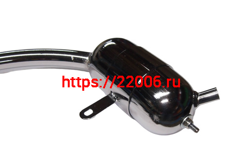 Глушитель 2х такт Веломотор "Газуля" №32 колено полукруг фото 4 Глушитель 2х такт Веломотор "Газуля" №32 колено полукруг фото 4