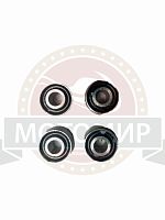 Сайлентблок 24 мм  D24*L16/d9*L18 задней звезды Хантер, Cobra Crossfire  (1компл =4 шт) (НАБОР)