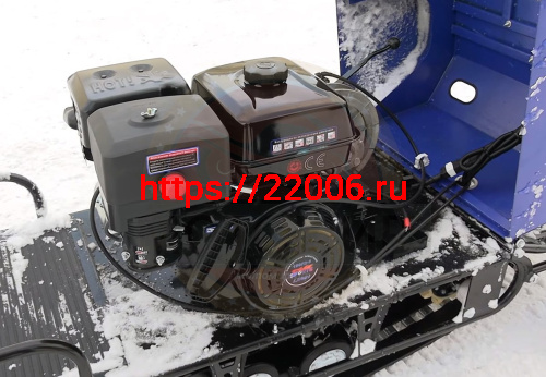 Мотобуксировщик с лыжным модулем 16 л.с., С РЕВЕРСОМ ЛИДЕР-3-3Т-15АП (3 тел.), SPORT