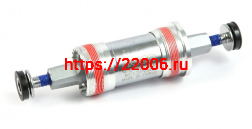 Каретка NECO B920AL под квадрат, BSA 1.37”x24T, R/L.68/116мм. Ось 10В21, алюминиевые чашки, стально