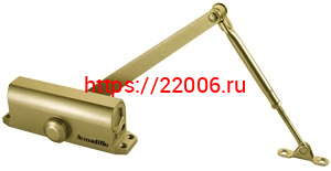 Доводчик Armadillo (Армадилло) дверной морозостойкий LY3 65 кг (золото) Доводчик Armadillo (Армадилло) дверной морозостойкий LY3 65 кг (золото)