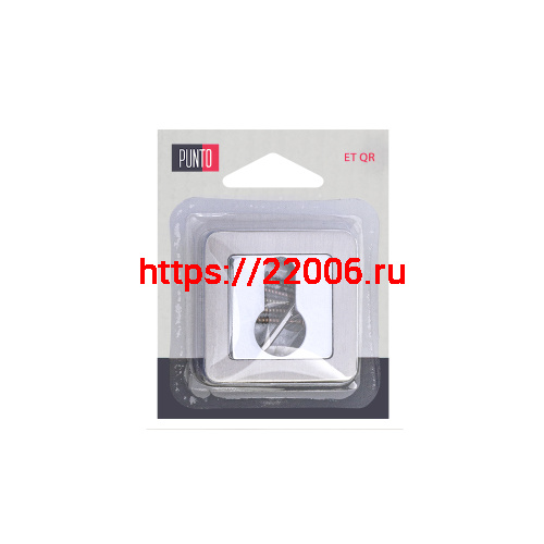 Накладка Punto (Пунто) под цилиндр LM/A ET.K.QR52 SN/CP-3 матовый никель/хром