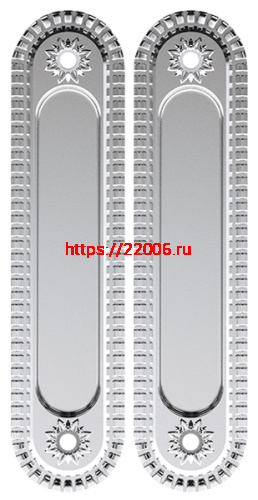 Ручка Armadillo (Армадилло) для раздвижных дверей SH.CL152.010 (SH010/CL) SILVER-925 серебро 925