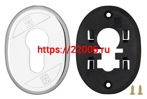 Накладка Mottura (Моттура) на цилиндр овальная 95.397 (ХРОМ), 1 шт