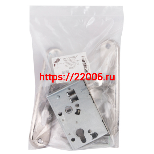 Корпус Sam (Сам) врезного замка с защёлкой в комплекте с ручкой ЗВ4-31/55 РФ55-022 (черн жемчуг) /78927/ фото 2 Корпус Sam (Сам) врезного замка с защёлкой в комплекте с ручкой ЗВ4-31/55 РФ55-022 (черн жемчуг) /78927/ фото 2