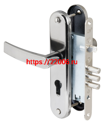 Корпус Sam (Сам) врезного замка с защёлкой в комплекте с ручкой ЗВ4-31/55 РФ55-022 (черн жемчуг) /78927/ Корпус Sam (Сам) врезного замка с защёлкой в комплекте с ручкой ЗВ4-31/55 РФ55-022 (черн жемчуг) /78927/