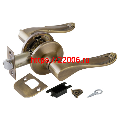 Ручка Punto (Пунто) защелка DK630 AB-PS (6030 AB-P) (без фик.) бронза