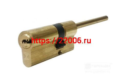 Цилиндровый Guardian (Гардиан) механизм со штоком GB 72 мм (51/21/70SH) G латунь 5 кл. /128:4397/ - снят с производства Цилиндровый Guardian (Гардиан) механизм со штоком GB 72 мм (51/21/70SH) G латунь 5 кл. /128:4397/ - снят с производства