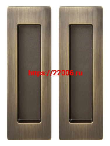 Ручка Armadillo (Армадилло) для раздвижных дверей SH.URB153.010 (SH010 URB) АВ-7 бронза