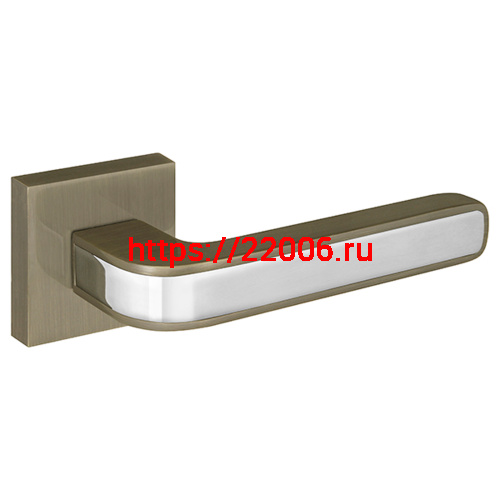 Ручка Fuaro (Фуаро) раздельная NEO DM/HD ABG/CP-6 зеленая бронза/хром фото 2